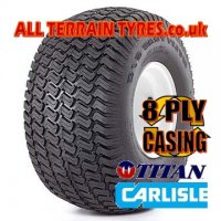 18x8.50-8 8 Ply Carlisle Titan C/S Multi Trac Turf Tyre